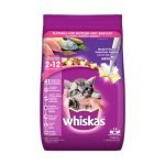 Whiskas Dry Cat Food - 2-12 Months, Mackerel Flavour, 1.1 Kg