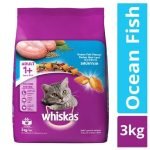Whiskas Dry Cat Food - Ocean Fish Flavour For Adult Cats, +1 Year