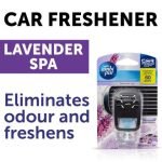 Ambi Pur Car Lavender Spa Car Freshener Starter Kit & Refill 7.5 ml