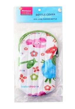 Morisons Baby Dreams Feeding Bottle Cover - Green, Dinosaur Print, Medium, 125 ml