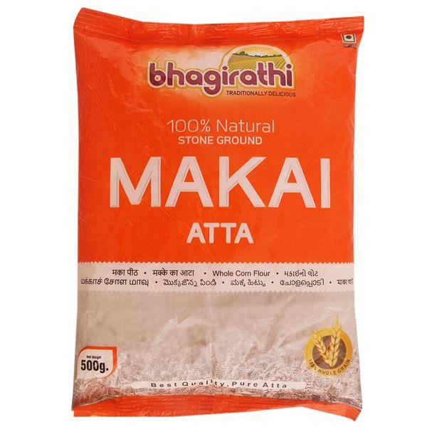 Bhagirathi Natural Stone Ground Makki Peeth / Atta 500 g