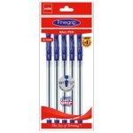 Cello Fine Grip Blue Ink Ball Pen (0.7 mm) (Pack of 5)