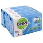 Dettol Cool Soap with Crispy Menthol 125 g (Pack of 4)