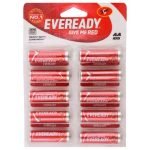 Eveready Red 1015 AA Carbon Zinc Batteries (Pack of 10)