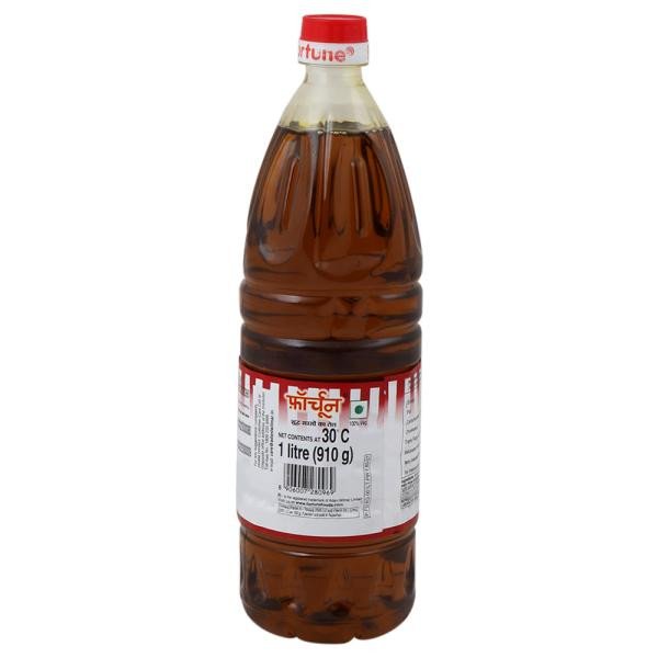 Fortune Kachi Ghani Mustard Oil 1 L (Bottle)