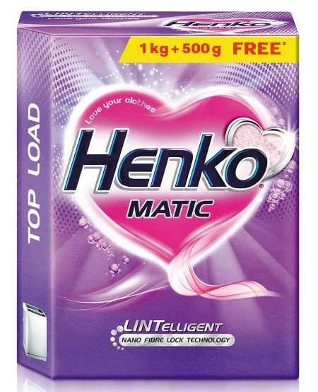 Henko Matic - Top Load Detergent, 1 kg Get 500 gm Free