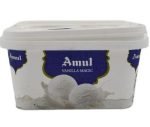 Amul Real Ice Cream - Vanilla Magic, 1 L Tub