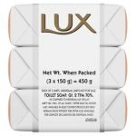 Lux Velvet Touch Bar Soap with Jasmine & Almond Oil 150 g (Pack of 3)