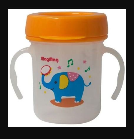 Pigeon Baby Magmag Drinking Sipper Cup Elephant - 8m+, 180 ml