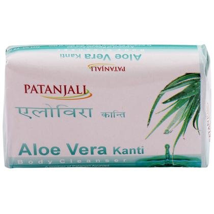 Patanjali Aloe Vera Kanti Body Cleanser soap 75 g