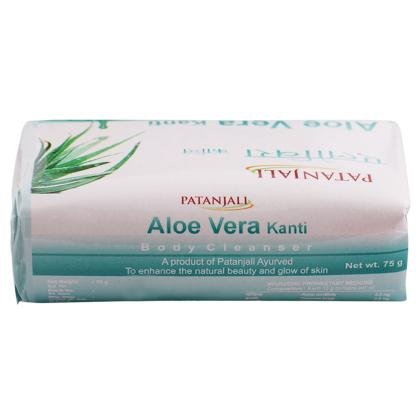Patanjali Aloe Vera Kanti Body Cleanser soap 75 g