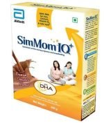 SimMom IQ+ Maternal Nutrition With DHA Health Drink - Premium Chocolate Flavour, 400 g