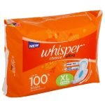 Whisper Choice Ultra Sanitary Napkin with Wings (XL) 6 pads