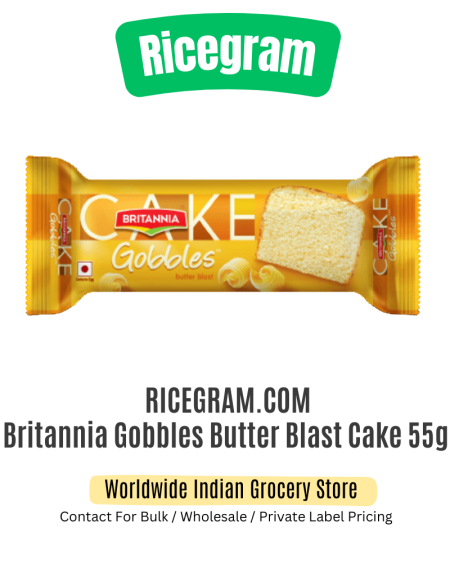 Britannia Gobbles Butter Blast Cake 55g