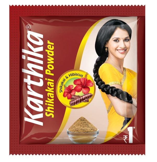 Karthika Shikakai Powder, 1 Rupee Packets