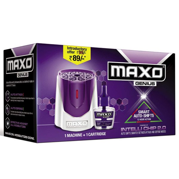 Maxo Genius Mosquito Repellent Machine + Cartridge