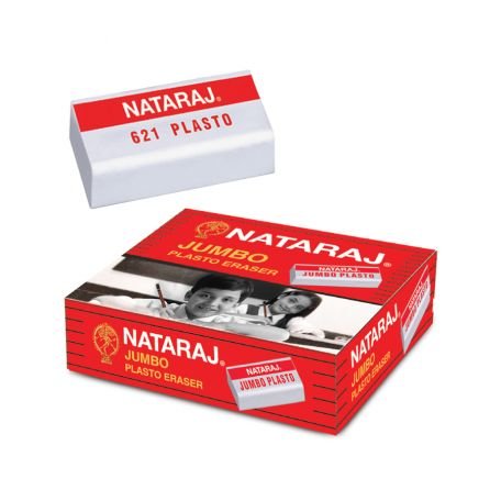 Eraser Nataraj 621 Plasto, Pack Of 5